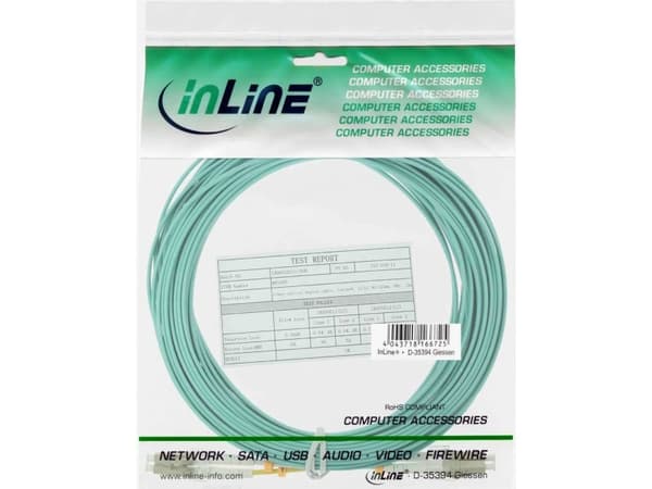 Inline fiberoptiskt diagram Duplex LC/LC 50/125 µm OM3 25 m (88525O)