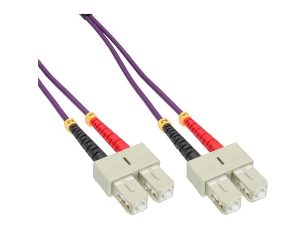 Inline Patchcord SC/SC-kuitu, 50/125 µm, OM4 25 m (83525P)