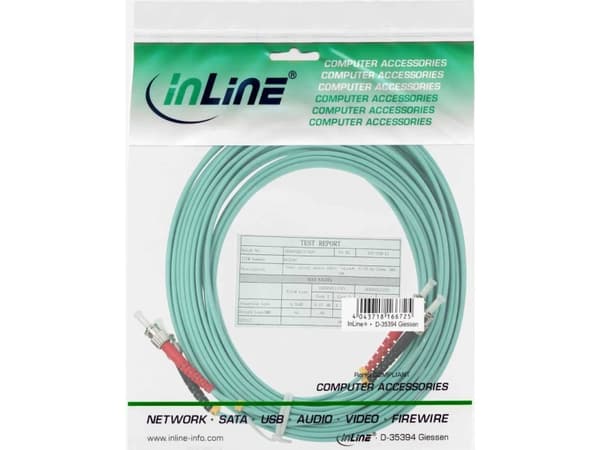 InLine ST/ST, 15 m, 15 m, OM3, 2x ST, 2x ST, 2x ST