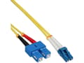 Miniatyrbilde 4 av 4: InLine 88656G, 25m, OS2, 2x LC, 2x SC