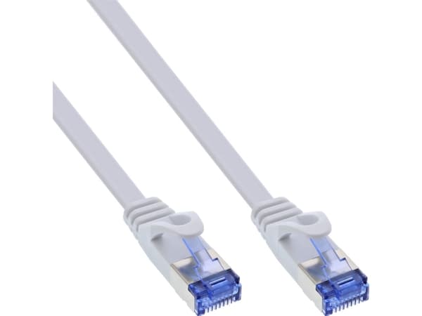 InLine 71855W, 0,5 m, Cat6a, U/FTP (STP), RJ-45, RJ-45