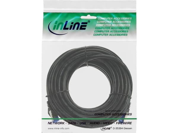 InLine 73820S, 20 m, Cat6a, S/FTP (S-STP), RJ-45, RJ-45, RJ-45