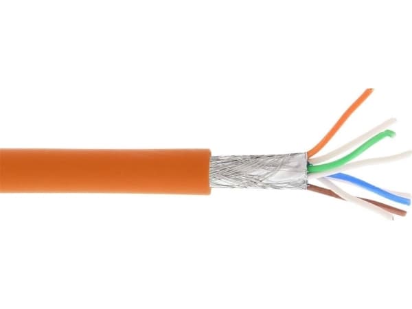 InLine 76899O, 100 m, Cat6a, S/FTP (S-STP)