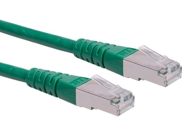ROLINE 21.15.1383, 10 m, Cat6, S/FTP (S-STP), RJ-45, RJ-45, Grønn