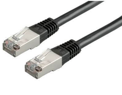 ROLINE S/FTP (PiMF) Patch Cord Cat.6, black 7.0m, Svart, 100 O, 7 mm