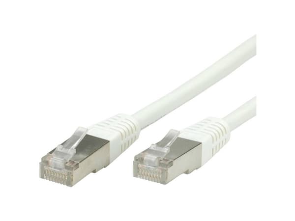 Value S/FTP (PiMF) Patch Cord, Cat.6, white 3 m, Valkoinen, 100 O, 3 mm