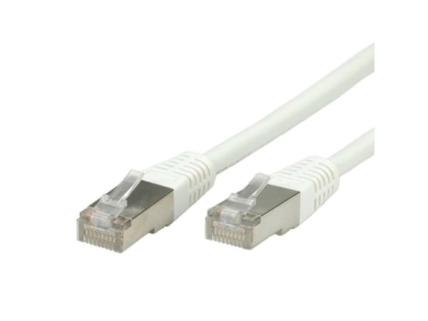 Value S/FTP (PiMF) Patch Cord, Cat.6, white 3 m, Valkoinen, 100 O, 3 mm