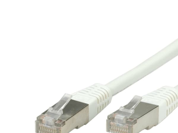Value S/FTP (PiMF) Patch Cord, Cat.6, white 3 m, Valkoinen, 100 O, 3 mm