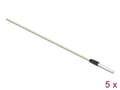 Miniatyrbilde 2 av 4: Delock - Fiberoptikkrensepinne - 15 cm - hvit (en pakke 5)