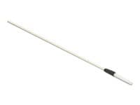 Delock - Fiberoptikkrensepinne - 15 cm - hvit (en pakke 5)