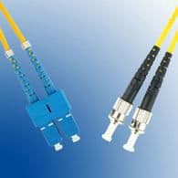 MicroConnect Fibre ST-SC 2m OS2 SM Duplex LSZH OD: 2mm, 0.3db Yellow