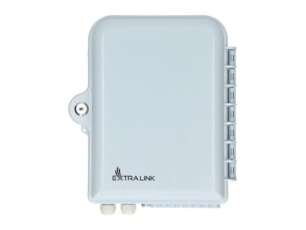 Extralink EMMA - Fiberoptisk fordelingsboks - stangmonterbar, veggmonterbar - innendørs, utendørs