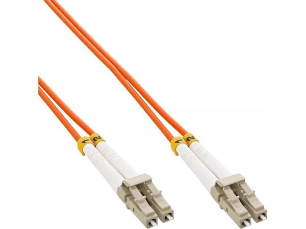 Inline Patch ledning fiber LC/LC, 50/125 µm, OM2, 5 m (88522)