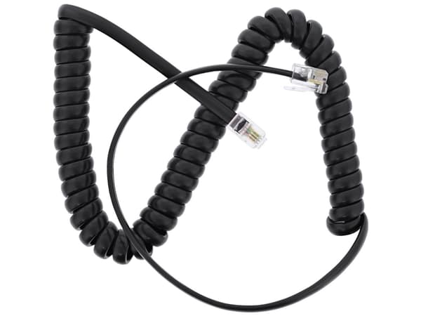 InLine 18893I, 2 m, RJ-10, RJ-10, Svart, Jack