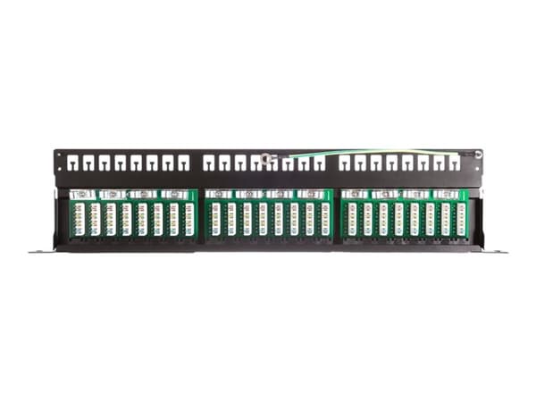 Netrack - Koblingspanel - rackmonterbar - CAT 6 - UTP - RJ-45 X 24 - 0.5U - 19"