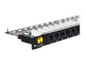 Miniatyrbilde 4 av 5: Netrack - Koblingspanel - rackmonterbar - CAT 6 - UTP - RJ-45 X 24 - 0.5U - 19"