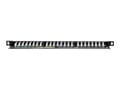 Miniatyrbilde 5 av 5: Netrack - Koblingspanel - rackmonterbar - CAT 6 - UTP - RJ-45 X 24 - 0.5U - 19"