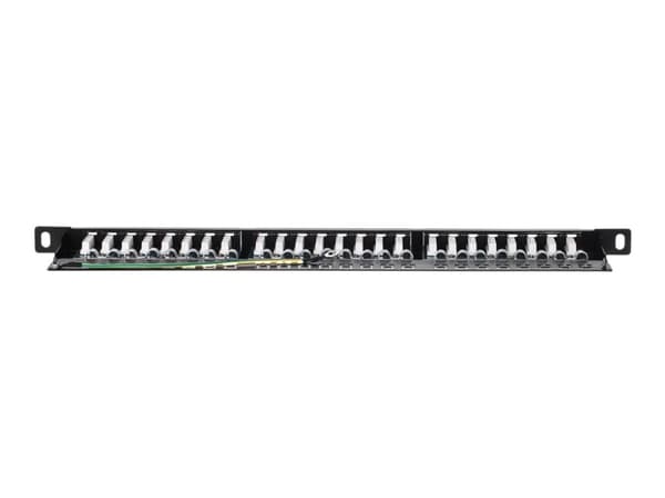 Netrack - Koblingspanel - rackmonterbar - CAT 6 - UTP - RJ-45 X 24 - 0.5U - 19"