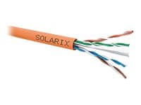Solarix - Samlet kabel - 500 m - 6.6 mm - UTP - CAT 6 - IEEE 802.3af/IEEE 802.3at - oransje, RAL 2003