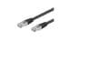 Miniatyrbilde 2 av 4: goobay - Koblingskabel - RJ-45 (hann) til RJ-45 (hann) - 3 m - SF/UTP - CAT 5e - formstøpt, uten hindringer - svart