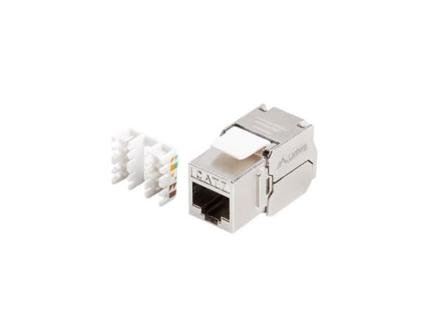 Lanberg KSF7-2000 - Modulaarinen sisäkkäin - CAT 7 - FTP - RJ-45 - hopea