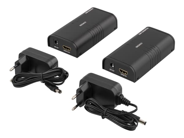 DELTACO HDMI-221 - Förlängd räckvidd för audio/video - upp till 120 m