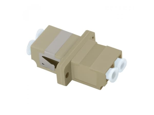 Qoltec Duplex - Kopplingsdon för nätverk - LC/UPC-multiläge (hona) till LC/UPC-multiläge (hona) - fiberoptisk