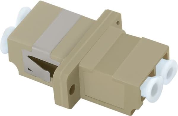Qoltec Duplex - Kopplingsdon för nätverk - LC/UPC-multiläge (hona) till LC/UPC-multiläge (hona) - fiberoptisk