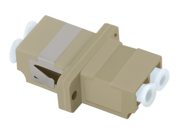 Qoltec Duplex - Kopplingsdon för nätverk - LC/UPC-multiläge (hona) till LC/UPC-multiläge (hona) - fiberoptisk