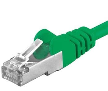 PREMIUMCORD patchkabel CAT6a S-FTP, RJ45-RJ45, AWG 26/7 5m grön (sp6asftp050G)