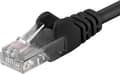 Pikkukuva 2 / 2: PremiumCord Patch-kaapeli UTP Cat5e 10m cerny, 10 m, Cat5e, U/UTP (UTP), RJ-45, RJ-45, RJ-45
