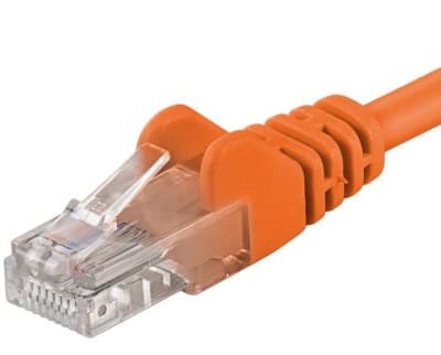 PremiumCord Patch 6 UTP 2m OR, 2 m, Cat6, U/UTP (UTP), RJ-45, RJ-45