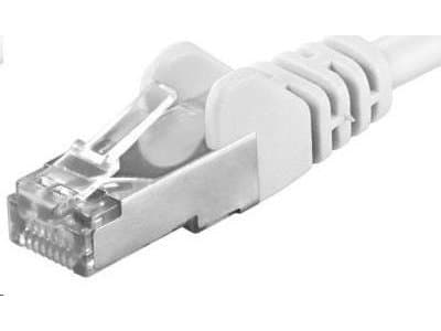 PREMIUMCORD patchkabel CAT6a S-FTP, RJ45-RJ45, AWG 26/7 1m vit (sp6asftp010W)