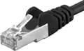 Miniatyrbild 3 av 3: PremiumCord - Patch-kabel - RJ-45 (hane) till RJ-45 (hane) - 1.5 m - SFTP, PiMF - CAT 6a - formpressad, hakfri - Pantone-svart