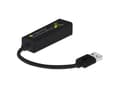 Miniatyrbild 3 av 5: Techly IDATA USB-ETGIGA3T2, RJ-45, USB 2.0 Typ-A, 0,1 m, Sort