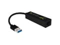 Miniatyrbild 2 av 5: Techly IDATA USB-ETGIGA3T2, RJ-45, USB 2.0 Typ-A, 0,1 m, Sort