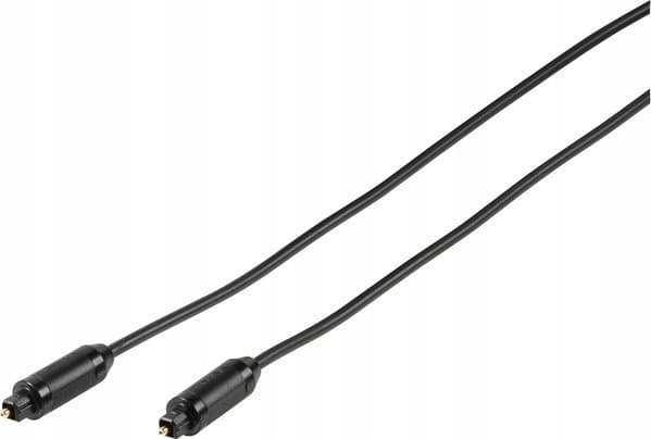 Vivanco 46150, TOSLINK, Hankjønn, TOSLINK, Hankjønn, 2 m, Sort