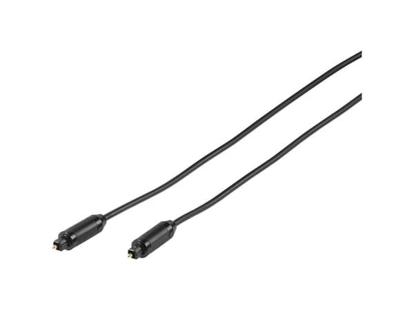 Vivanco 46150, TOSLINK, Hankjønn, TOSLINK, Hankjønn, 2 m, Sort