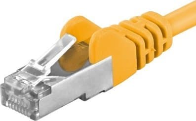 PremiumCord SP6ASFTP005Y, 0,5 m, Cat6a, SF/UTP (S-FTP), RJ-45, RJ-45