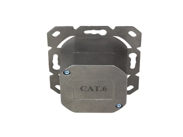 LogiLink NP0023, RJ-45, STP, Metallinen, Valkoinen, ISO/IEC 11801, TIA/EIA 568B.2-1, 80 mm, 80 mm