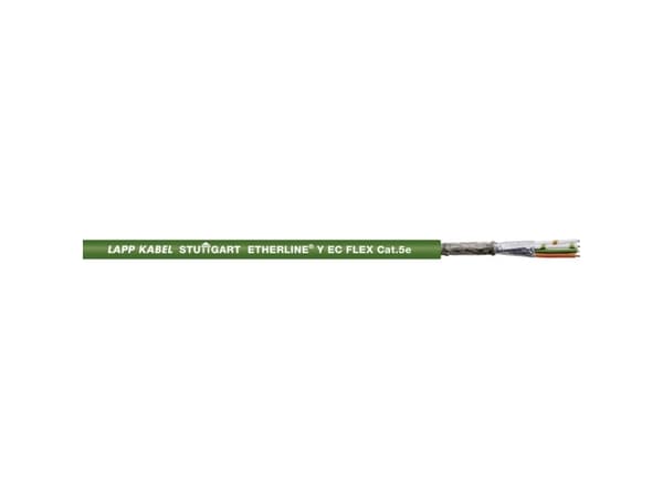 LAPP 2170430-500 Strømkabel CAT 5e SF/UTP 2 x 2 x 0.12 mm² Grøn 500 m