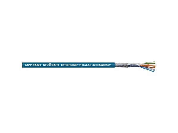 LAPP 2170281-500 Strømkabel CAT 5e SF/UTP 2 x 2 x 0,22 mm² Blå 500 m