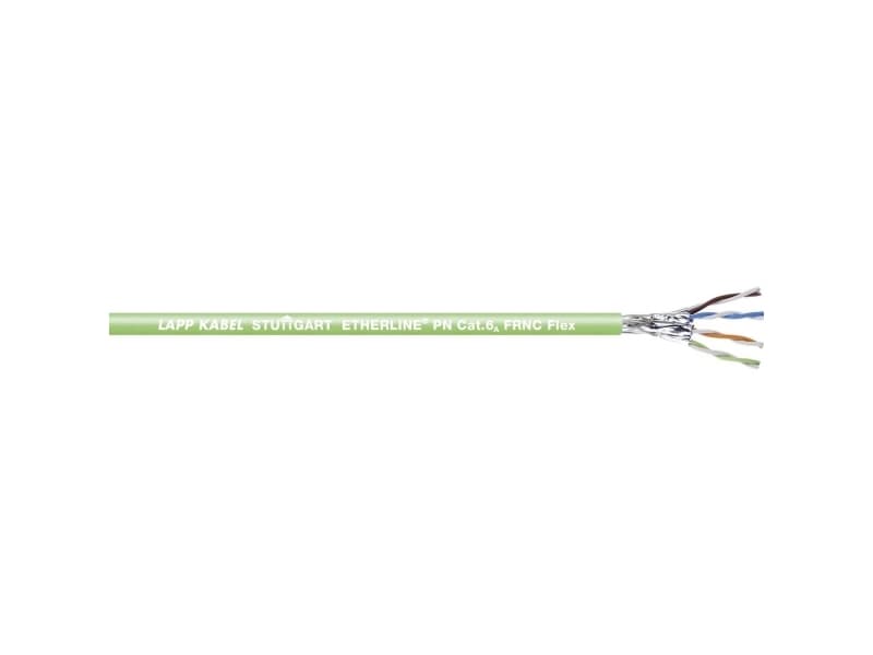 LAPP 2170931-1000 Strømkabel CAT 6A S/FTP 4 x 2 x 0.25 mm² Grøn 1000 m