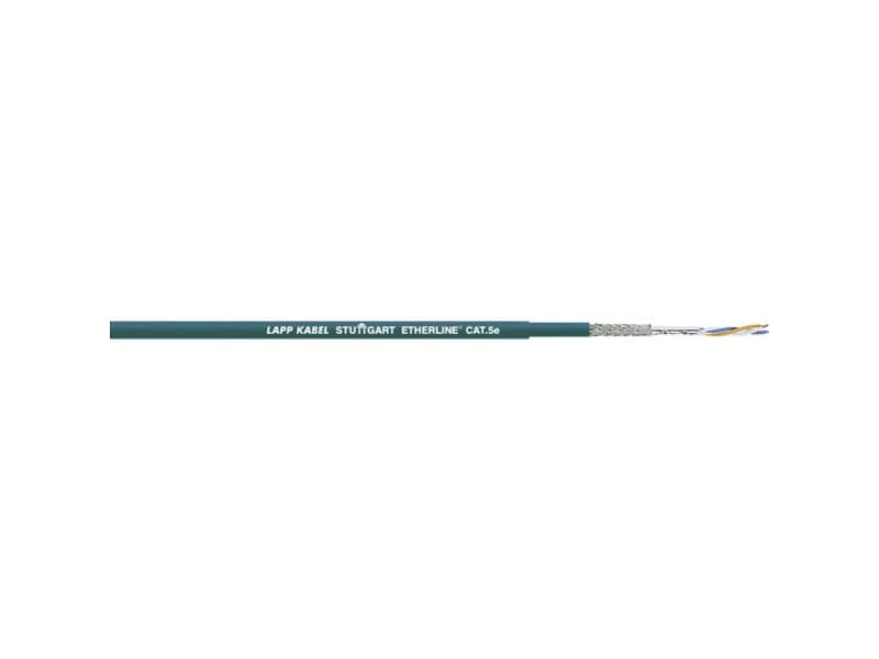 LAPP 2170893-500 Strømkabel CAT 5 SF/UTP 2 x 2 x 0.32 mm² Grøn 500 m