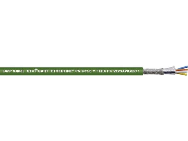 LAPP 2170886-500 Strømkabel CAT 5 SF/UTP 2 x 2 x 0.50 mm² Grøn 500 m