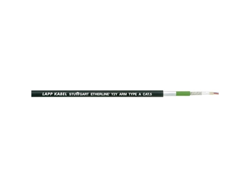 LAPP 2170496-500 Strømkabel CAT 5 SF/UTP 2 x 2 x 0.50 mm² Sort 500 m