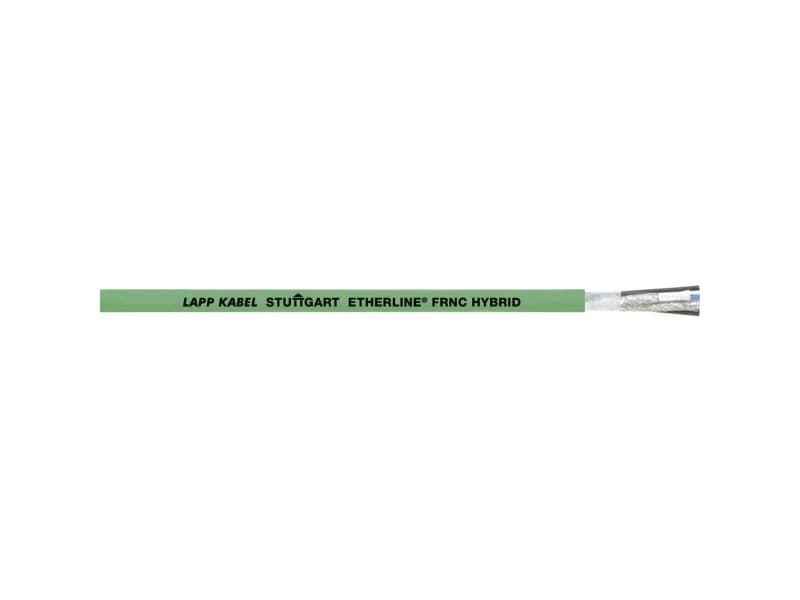 LAPP 2170887-500 Strømkabel CAT 5 SF/UTP 2 x 2 x 0.32 mm² + 4 x 1.50 mm² Grøn 500 m
