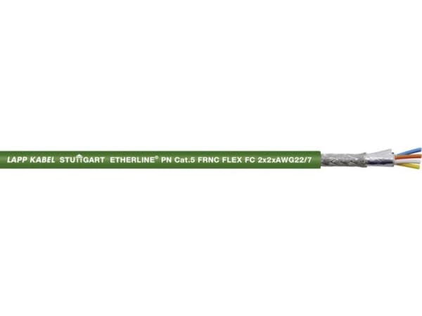 LAPP 2170890-500 Strømkabel CAT 5 SF/UTP 2 x 2 x 0.50 mm² Grøn 500 m