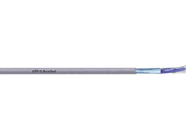 LAPP 2170139-1000 Strømkabel CAT 5e S/UTP 4 x 2 x 0.13 mm² Grå 1000 m