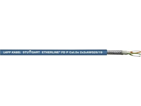 LAPP 2170289-500 Strømkabel CAT 5e S/UTP 2 x 2 x 0,12 mm² Blå 500 m